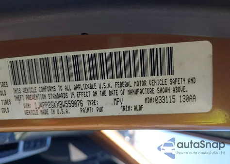 2011 Jeep Liberty Sport из США, поврежденный, VIN 1J4PP2GKXBW559076